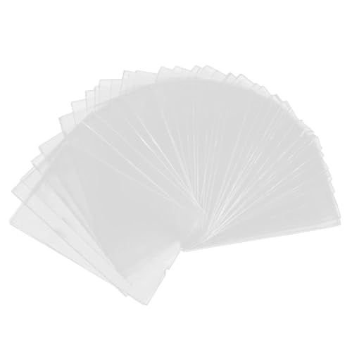 Frotox 100 Stück Tarotkarten Abdeckung Brettspiel Kartenhüllen Schutzhülle Kartenschutz Top Loader Karten Sammelhalter Kartenhülle Kartenschutzhülle Kartensammlerhalter Transparente Kartenhülle von Frotox