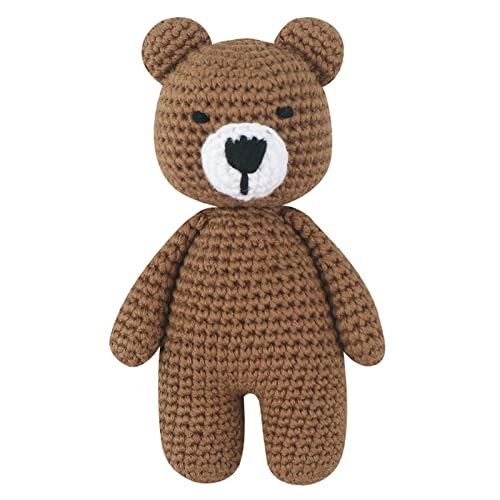 Frotox Handgefertigter Gehäkelter Schlafbär Stofftier Gestrickt Weiches Puppenspielzeug Süßes Geschenk Für Jungen Und Mädchen Geschenk Zum Geburtstag 12 7 cm Frotox Handgefertigter Gehäkelter Schlafbär Stofftier Gestrickt Weiches Puppenspielzeug Süßes Geschenk Für Jungen Und Mädchen Geschenk Zum Geburtstag 12 7 cm von Frotox