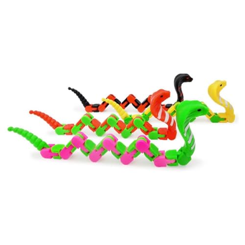 Frotox Langlebiges Kettenschlangenspielzeug Interaktive Armbänder Ansprechendes Kettenglied Schlangenspielzeug Perfekter Reisebegleiter Zur Linderung Von Langeweile Biegbares Kettenspielzeug von Frotox