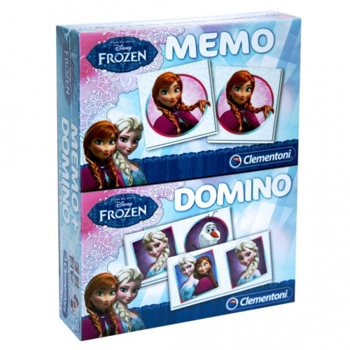 CLEMENTONI Disney Frozen - 2 in 1 Set Memo/Domino von Frozen