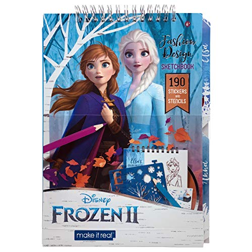 Danawares Corp Disney Frozen II Fashion Design Sketchbook - 190 Stickers and Stencils von Frozen