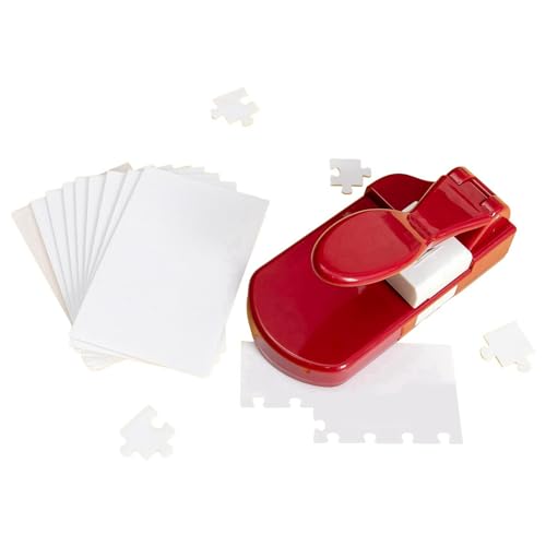 Frsoinor Rot – Puzzle-Maschinen-Set, Prägung, Blumenstanze, Lernspielzeug-Set für Kinder, DIY Handgefertigte Materialien von Frsoinor