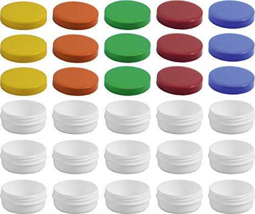Frühes Forschen 15 Salbendosen flach, 12ml Inhalt mit farbigen Deckeln Frühes Forschen 15 Salbendosen flach, 12ml Inhalt mit farbigen Deckeln von Frühes Forschen