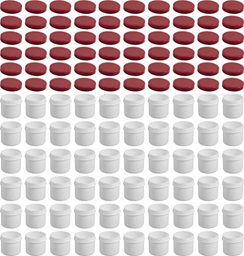 Frühes Forschen 60 Salbendosen flach, 25ml Inhalt, weiß mit rotem Deckel Frühes Forschen 60 Salbendosen flach, 25ml Inhalt, weiß mit rotem Deckel von Frühes Forschen