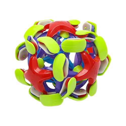 Breathing Balls, Fidget Sphere, Colorful Expandable Stretchy Telescopic Toy Kids & Adults, Sensory Stress Relief Ball for Breathing Exercises & Play, 7.68x7.68 Inches Breathing Balls, Fidget Sphere, Colorful Expandable Stretchy Telescopic Toy Kids & Adults, Sensory Stress Relief Ball for Breathing Exercises & Play, 7.68x7.68 Inches von Fruusv
