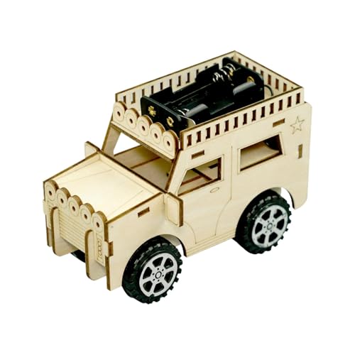 Car Science Experiment, STEM, Experiment Kits for Age 12+, Educational Building Toy Car, Wooden Science Kits for Kids, Wood Science Toy, Creative Science Experiment Toy von Fruusv