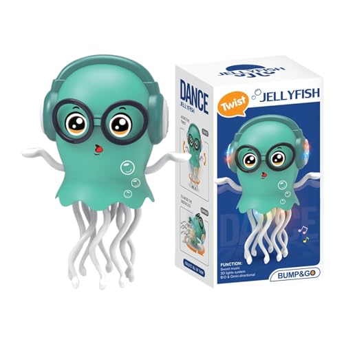 Fruusv Dancing Octopus Toy, Electric Crawling Interactive Toy, Smart Entertainment Product, Fun Engaging Design, Stimulating Play Experience, Kids Children's Room, 10.2x11.2x20.6cm von Fruusv