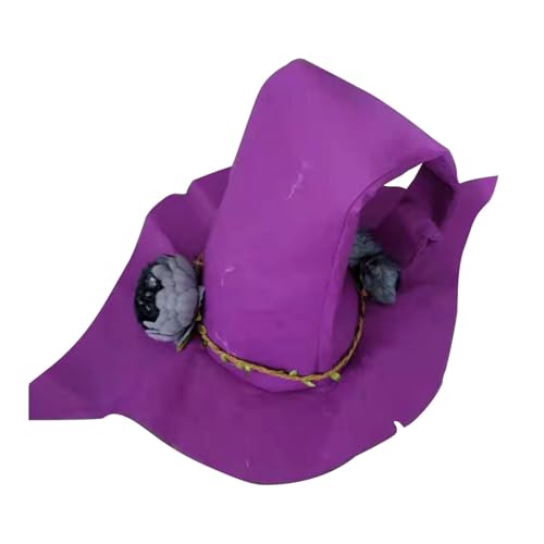 Fruusv Halloween-Zaubererhut, schwarzer Hexenhut, spitzer Hexenhut mit , Halloween-Kostüm, Hexenzubehör, Filz, Erwachsenenkostüm, Zauberer, Herren, Kostüm, Cosplay, Partyhut für Partyzubehör Fruusv Halloween-Zaubererhut, schwarzer Hexenhut, spitzer Hexenhut mit , Halloween-Kostüm, Hexenzubehör, Filz, Erwachsenenkostüm, Zauberer, Herren, Kostüm, Cosplay, Partyhut für Partyzubehör von Fruusv