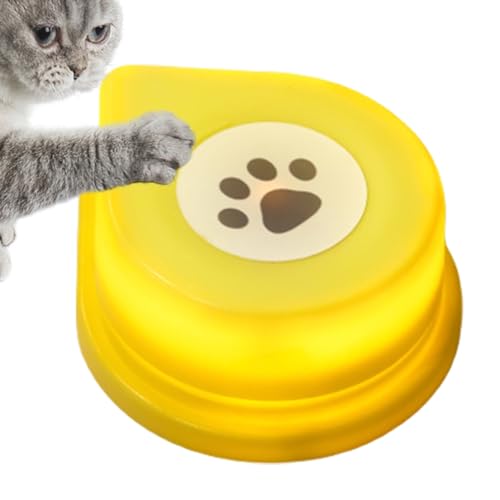 Fruusv Hundetrainingstasten, Kommunikationssummer, Sprachklicker-Set, benutzerdefinierte Tonaufnahme, wiederverwendbares Design, lustiges interaktives Werkzeug für Haustiere und soziale Spiele, 8 x 9 von Fruusv