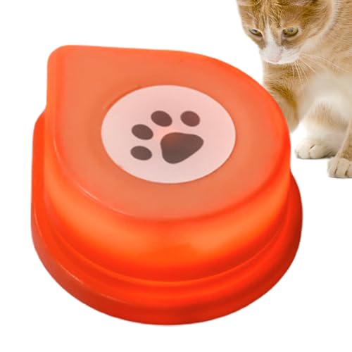 Fruusv Hundetrainingstasten, Kommunikationssummer, Sprachklicker-Set, benutzerdefinierte Tonaufnahme, wiederverwendbares Design, lustiges interaktives Werkzeug für Haustiere und soziale Spiele, 8 x 9 von Fruusv