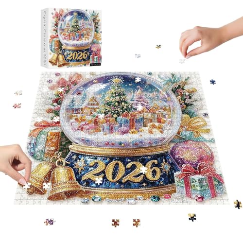 Fruusv Kristall Puzzle, Kristall Weihnachten 2026 Puzzle, Herausforderndes Kunsthandwerk Spielzeug Für Familien Freizeitaktivitäten Urlaub Dekoration Kinder Männer Frauen Erwachsene Fruusv Kristall Puzzle, Kristall Weihnachten 2026 Puzzle, Herausforderndes Kunsthandwerk Spielzeug Für Familien Freizeitaktivitäten Urlaub Dekoration Kinder Männer Frauen Erwachsene von Fruusv