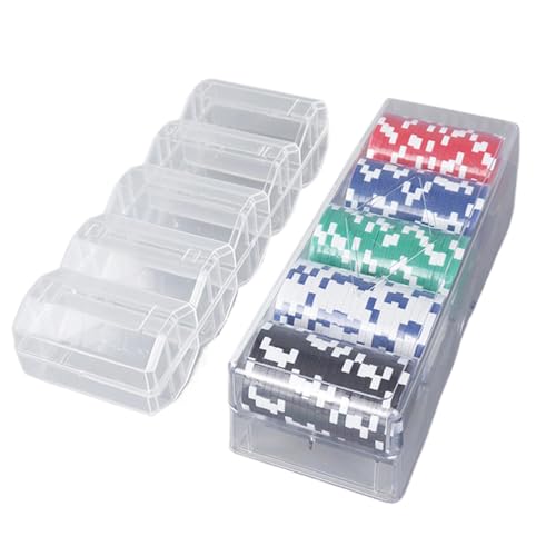 Fruusv Pokerchips-Set Mit Etui | Blackjack-Poker-Chips-Set | Pokerset Für Kartenclubs, Hochwertiges Pokerchipset, Komplettes Pokerchipset Mit Aluminiumkoffer Für Texas Hold'em Und Blackjack Fruusv Pokerchips-Set Mit Etui | Blackjack-Poker-Chips-Set | Pokerset Für Kartenclubs, Hochwertiges Pokerchipset, Komplettes Pokerchipset Mit Aluminiumkoffer Für Texas Hold'em Und Blackjack von Fruusv