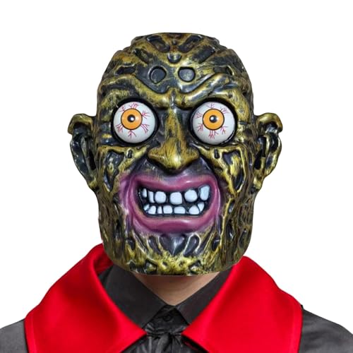 Fruusv Totenkopf-Gesichtsbedeckung – gruselige explosive Augen-Gesichtsbedeckung, gruselige Kopfbedeckung, Halloween-Kostüm-Zubehör, Augapfel-Maskerade, Verkleiden für Damen und Herren, Cosplay Fruusv Totenkopf-Gesichtsbedeckung – gruselige explosive Augen-Gesichtsbedeckung, gruselige Kopfbedeckung, Halloween-Kostüm-Zubehör, Augapfel-Maskerade, Verkleiden für Damen und Herren, Cosplay von Fruusv