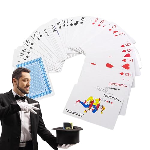 Fruusv Trick Marked Deck, Creative Playing Cards for Tricks, Collectible Poker Cards, Stage Performance Props with Instruction, Ideal to Camping, Home Entertainment Fruusv Trick Marked Deck, Creative Playing Cards for Tricks, Collectible Poker Cards, Stage Performance Props with Instruction, Ideal to Camping, Home Entertainment von Fruusv