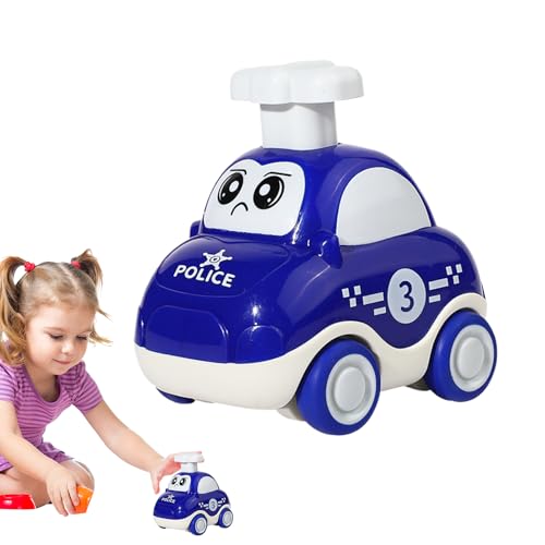 Go Toy Vehicle, Shock Proof Car Toy, Kids Truck, Child Safe Design, No Battery Needed, Enhances Fine Motor Skills and Hand Eye Coordination, Fun Gift for Boys, Blue, 8.5x6x8.3cm von Fruusv