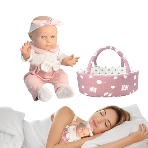 Simulated Toddler Dolls, Reborn Toy Doll Set, Super Simulation Doll, Realistic Simulated Reborn Doll with Toddler Features, Perfect Comfort Toy for Holidays and Birthdays, 34x22x13 cm, Simulated Toddler Dolls, Reborn Toy Doll Set, Super Simulation Doll, Realistic Simulated Reborn Doll with Toddler Features, Perfect Comfort Toy for Holidays and Birthdays, 34x22x13 cm, von Fruusv