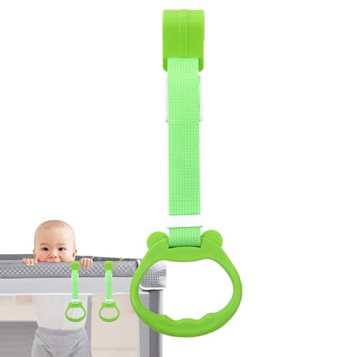 Walking Helper, Playpen Pull Up Rings, Baby Crib Pull Handles, Ergonomic Colorful Design, Grasping Tool for Enhances Pulling Skills, Adjustable, Safe, Portable, 40g Walking Helper, Playpen Pull Up Rings, Baby Crib Pull Handles, Ergonomic Colorful Design, Grasping Tool for Enhances Pulling Skills, Adjustable, Safe, Portable, 40g von Fruusv