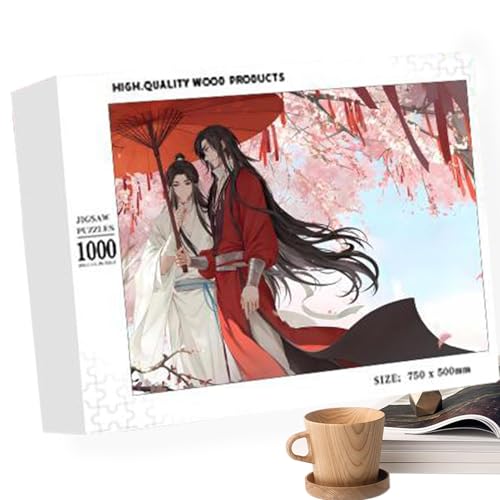Wooden Jigsaw Puzzles for Adults, Anime Peripheral Puzzles, 1000X Jigsaw Puzzles, Brain Teaser Puzzles, Family Puzzles for Adults, Wooden Puzzles, Anime Art Jigsaw Puzzles von Fruusv