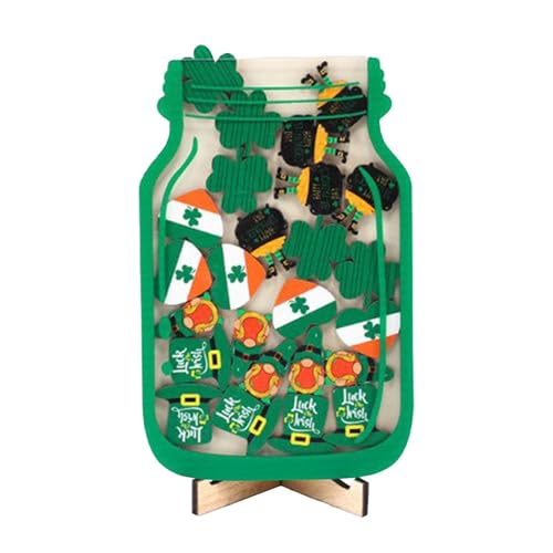 Fruusv Wooden Reward Jar for Kids, Shamrock Behavior Reward Jar, Classroom Behavior Management Jar, Kids Reward Jar for Training, Positive Behavior Reward System, Reward Jar for Classroom Tool Fruusv Wooden Reward Jar for Kids, Shamrock Behavior Reward Jar, Classroom Behavior Management Jar, Kids Reward Jar for Training, Positive Behavior Reward System, Reward Jar for Classroom Tool von Fruusv