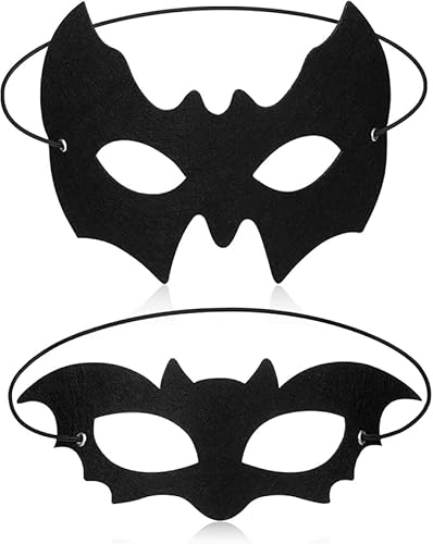 Fsahiuf 2 Stück Halloween Fledermäuse Maske Adult Kind Maskerade für Halloween,Karnevals,Faschingspartys,Cosplay,Fashion-Shows Fsahiuf 2 Stück Halloween Fledermäuse Maske Adult Kind Maskerade für Halloween,Karnevals,Faschingspartys,Cosplay,Fashion-Shows von Fsahiuf