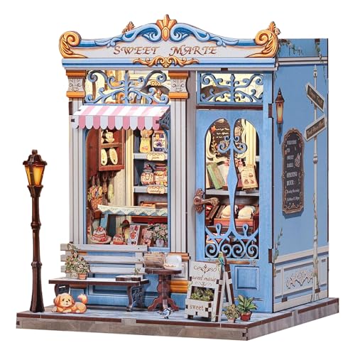 Fsolis DIY Book Nook Kit, Puppenhaus-Bausatz für Jugendliche ab 14 Jahren - 3D-Puzzle zum Dekorieren von Bücherregalen, Zimmern | Ultimatives kreatives Geschenk für Junge Macher (Sweet Marie) von Fsolis