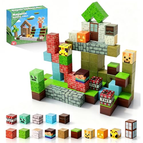 Magnetische Bausteine,100 Stück Magnetic Building Blocks,Montessori Magnetbausteine Kinder Magnetspiel Kinderspielzeug für Jungen und Mädchen ab 3 4 5 6 7 9 10-12 Jahre Magnetische Bausteine,100 Stück Magnetic Building Blocks,Montessori Magnetbausteine Kinder Magnetspiel Kinderspielzeug für Jungen und Mädchen ab 3 4 5 6 7 9 10-12 Jahre von Ftemglo