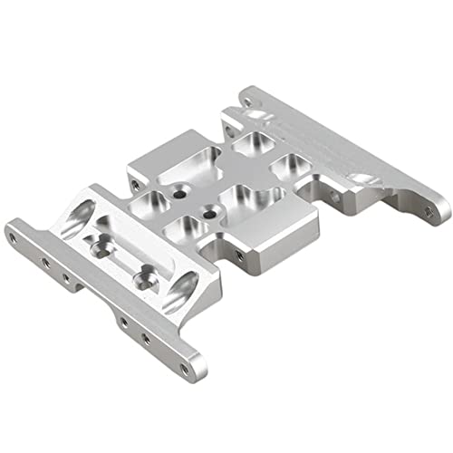 Fubdnefvo 1 Stück Getriebemontagehalterung Metall 1/10 Aluminiumlegierung CNC für 1/10 Rc Track Axial SCX10 D90 D110 von Fubdnefvo