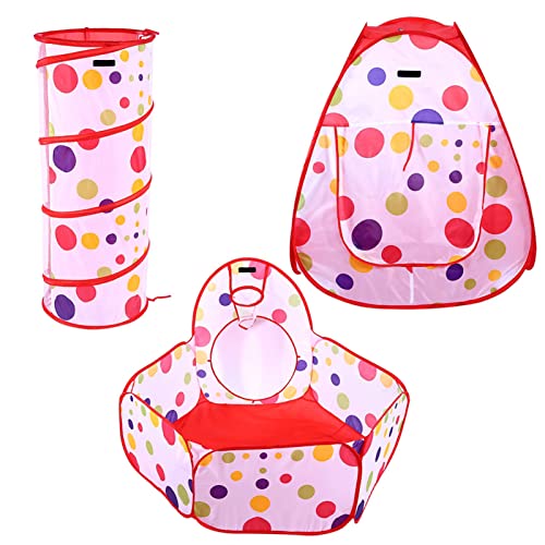 3 in 1 Spielen Zelt -Tunnel und Ballgruben -Set Faltbares Pop -Up -Innenspielzeug mit weichem Material Moskito Proof -Design Beinhaltet Carry Bag 3 in 1 Spielen Zelt -Tunnel und Ballgruben -Set Faltbares Pop -Up -Innenspielzeug mit weichem Material Moskito Proof -Design Beinhaltet Carry Bag von Fuchooky