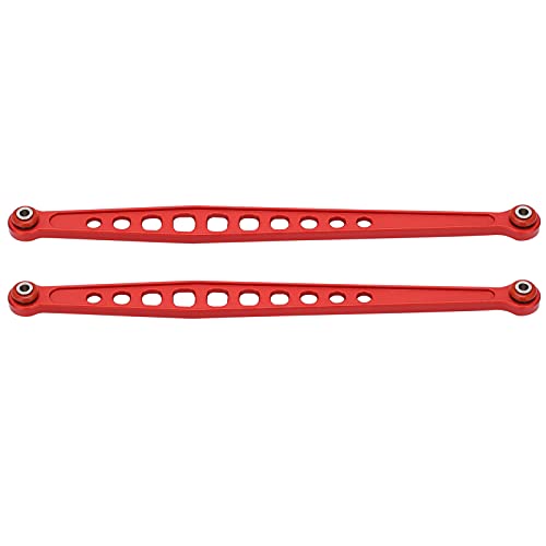 Fuchooky 2 PCs Hinterradaufhängung Linkstange Bindung Aluminiumlegierung Hinterradaufhängung für UDR (Red) von Fuchooky