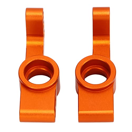 Fuchooky 2 Stück Hinterrad-Radträger aus Aluminiumlegierung für ZD Racing 10 RC-Auto. Verbessert den Lauf, reduziert Stöße, hohe Härte, einfache Montage (Orange) von Fuchooky