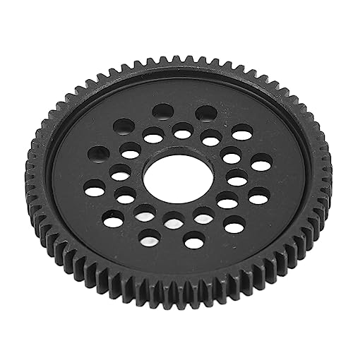 High Speed Spur Gear Steel Metal Black Large Remote Car Spur Gear for Tamiya TT 02 68T von Fuchooky