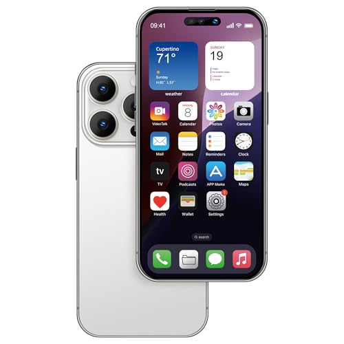 FufoneUS Anzeige gefälschte Spielzeug Telefon Handy Metallic-Modell Nicht funktionierende Replik 1:1 Telefon für Phone 16 Pro Max gefälschte Spielzeug Handy, 16 Promax weiß Farbbildschirm FufoneUS Anzeige gefälschte Spielzeug Telefon Handy Metallic-Modell Nicht funktionierende Replik 1:1 Telefon für Phone 16 Pro Max gefälschte Spielzeug Handy, 16 Promax weiß Farbbildschirm von FufoneUS