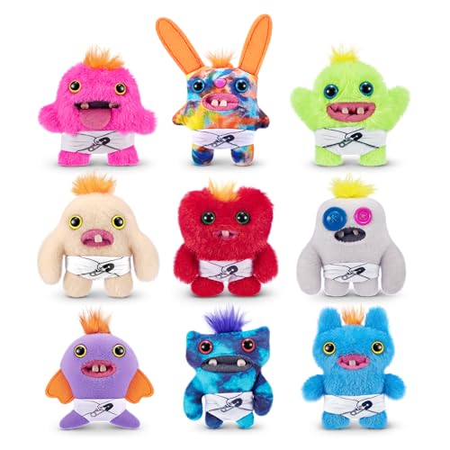 Fuggler Baby Fugg Series 3 von ZURU, 4" Funny Ugly Monster, Plüsch, zum Sammeln, Spielzeug (3 Pack) von Fuggler