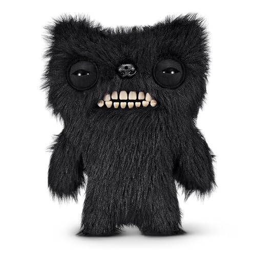Fuggler Fart Face 23 cm Auswahl Serie 1 von ZURU, Funny Ugly Monster Plüschspielzeug (Munch Munch – Black Long) von Fuggler