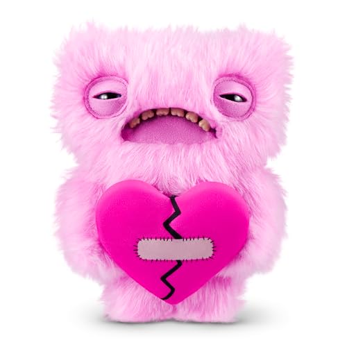 Fuggler Love Fugg von ZURU Funny Ugly Monster, Plüsch, zum Sammeln, Spielzeug (Love Fugg - Wide Eyed Weirdo - PINK) von Fuggler