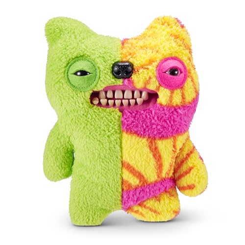 Fuggler Misfit Monsters 23 cm Serie 1 von ZURU, Funny Ugly Monster Plüschspielzeug (Munch Munch & Old Tooth - Green & MultiBoth Teddy Pile) von Fuggler