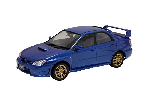 Fujimi 1/24 Subaru Impreza WRX STI GH-GDB '05 Modellbausatz, Kunststoff, Blau, Schwarz, Realistische Oberflächendetails, ausführliche Anleitung, Alter: 10+ Jahre von Fujimi