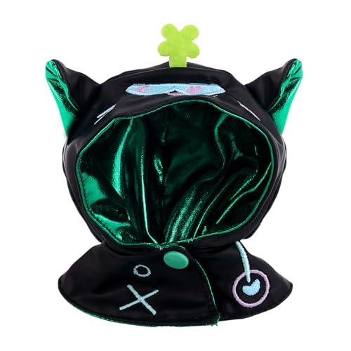 17cm Puppenkleidung, Puppenschal Modisches Kleidungs Accessoire für Halloween Dekorationen (Schwarz-Grüner Teufelsstil) von Fukaisu
