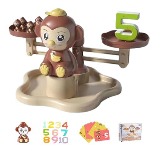 Fukamou Balance-Zählspielzeug, Balance-Mathe-Spielzeug,Tierbilanz-Zählspiel | Vorschulpädagogische Mathematikspiele Für Kinder Im Alter -Von 3–5 Jahren, Spielzeug Für Mädchen Und von Fukamou