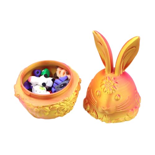 Fukamou Eier Für Die Ostereiersuche, Gedruckte Ostereier - Bunny Eggs Dekorative Ornamente,Leere Osterspielzeug, Osterkorb -Stuffers, Osterhome Desk Decor Für Partydekorationen Fukamou Eier Für Die Ostereiersuche, Gedruckte Ostereier - Bunny Eggs Dekorative Ornamente,Leere Osterspielzeug, Osterkorb -Stuffers, Osterhome Desk Decor Für Partydekorationen von Fukamou