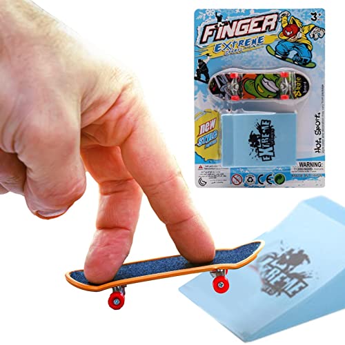 Fukamou Finger-Skateboard-Rampen-Set - Finger-Skatepark-Kit - Kreative Fingerspielzeuge, Einschließlich- Fingerbretter Und Zubehör, Kindergeburtstagsgeschenke von Fukamou