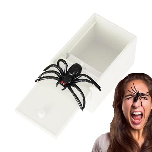 Fukamou Gefälschte Spinne, Spinnenspielzeug | Praktische Gruselspielzeug-Streichbox Mit Falschen Spinnen | Praktische -Witze, Neuheitsspielzeug, Streichzubehör Und Kit Für Halloween, Weihnachtsfeiern, Fukamou Gefälschte Spinne, Spinnenspielzeug | Praktische Gruselspielzeug-Streichbox Mit Falschen Spinnen | Praktische -Witze, Neuheitsspielzeug, Streichzubehör Und Kit Für Halloween, Weihnachtsfeiern, von Fukamou