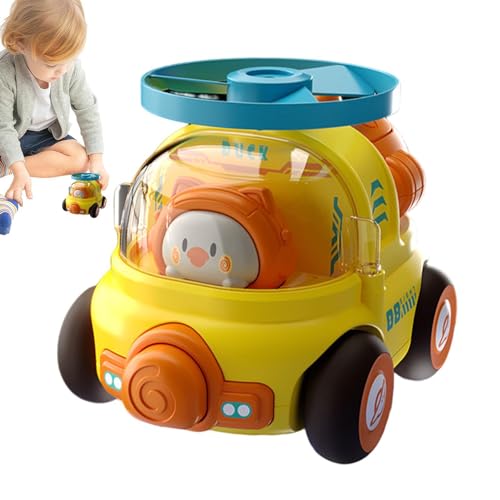 Fukamou Kleine Rückzugsautos, Rückzugsautos,Cartoon-Spielzeugautos - Reibungsbetriebene Spielzeugfahrzeuge, Mini-Autos, Partygeschenke, Goodie-Bag-Stuffers für Jungen und Mädchen von Fukamou