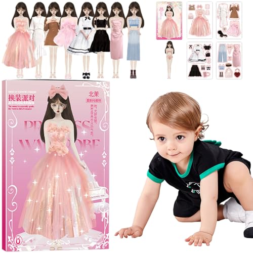 Fukamou Magnet-Outfit Und Zubehörteile, Magnetische Anziehpuppen, Sichere Anziehpuppen, Lehrreiches Tragbares Rollenspielspielzeug Für -Geburtstag, Neujahr, Weihnachten, Ostern Fukamou Magnet-Outfit Und Zubehörteile, Magnetische Anziehpuppen, Sichere Anziehpuppen, Lehrreiches Tragbares Rollenspielspielzeug Für -Geburtstag, Neujahr, Weihnachten, Ostern von Fukamou