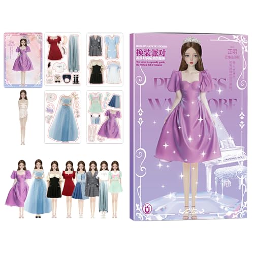 Fukamou Magnet-Outfit Und Zubehörteile, Magnetische Anziehpuppen, Sichere Anziehpuppen, Lehrreiches Tragbares Rollenspielspielzeug Für -Geburtstag, Neujahr, Weihnachten, Ostern Fukamou Magnet-Outfit Und Zubehörteile, Magnetische Anziehpuppen, Sichere Anziehpuppen, Lehrreiches Tragbares Rollenspielspielzeug Für -Geburtstag, Neujahr, Weihnachten, Ostern von Fukamou