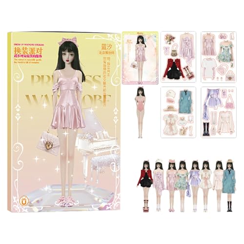 Fukamou Magnet-Outfit Und Zubehörteile, Magnetische Anziehpuppen, Sichere Anziehpuppen, Lehrreiches Tragbares Rollenspielspielzeug Für -Geburtstag, Neujahr, Weihnachten, Ostern Fukamou Magnet-Outfit Und Zubehörteile, Magnetische Anziehpuppen, Sichere Anziehpuppen, Lehrreiches Tragbares Rollenspielspielzeug Für -Geburtstag, Neujahr, Weihnachten, Ostern von Fukamou