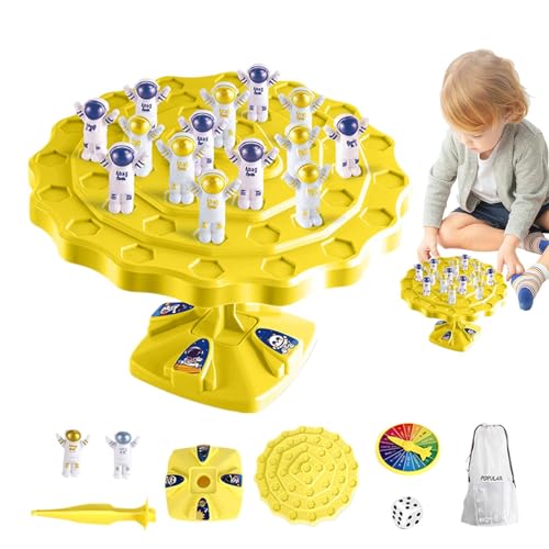 Fukamou Mathe-Spielzeug, Lustiger Astronauten-Balance-Baum,Mathe-Interaktionsspielzeug Für Eltern-Kind-Freizeit | Pädagogisches -Astronautenspielzeug Für Eltern-Kind-Interaktion, Freizeit, Geistiges von Fukamou