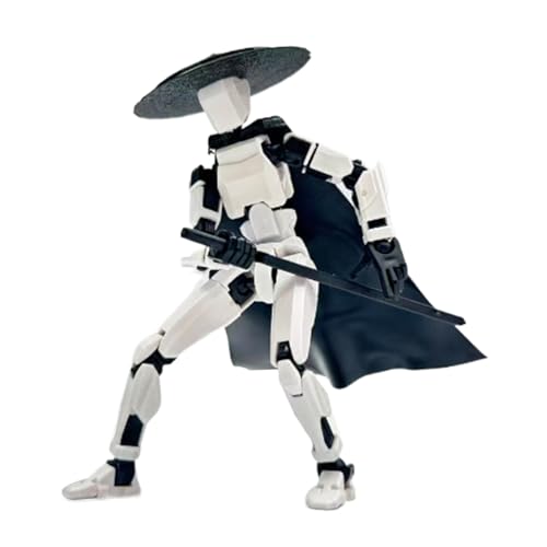 Fukamou Mehrgelenkige Actionfiguren,3D-gedruckte Roboter-Actionfigur | Gelenkiger Figurenroboter, Bewegliches 3D-gedrucktes -Mannequin-Spielzeug | Lustige Bewegliche Figur, Einzigartiges Sensorisches von Fukamou