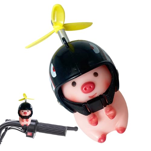 Fukamou Motorrad-Lenker-Dekorationen, Lenker-Ornament, Lenker Schöne Tierfiguren Mit- Propellerhelmen, Lenker-Dekoration, Schweine-Figur, Lenker-Cartoon-Ornament Für Motorrad Fukamou Motorrad-Lenker-Dekorationen, Lenker-Ornament, Lenker Schöne Tierfiguren Mit- Propellerhelmen, Lenker-Dekoration, Schweine-Figur, Lenker-Cartoon-Ornament Für Motorrad von Fukamou