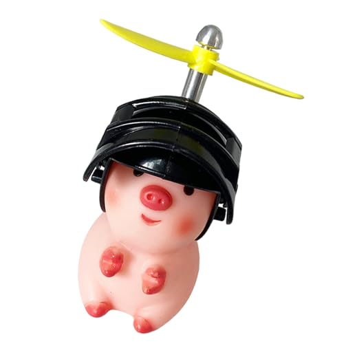 Fukamou Motorrad-Lenker-Dekorationen, Lenker-Ornament, Lenker Schöne Tierfiguren Mit- Propellerhelmen, Lenker-Dekoration, Schweine-Figur, Lenker-Cartoon-Ornament Für Motorrad Fukamou Motorrad-Lenker-Dekorationen, Lenker-Ornament, Lenker Schöne Tierfiguren Mit- Propellerhelmen, Lenker-Dekoration, Schweine-Figur, Lenker-Cartoon-Ornament Für Motorrad von Fukamou